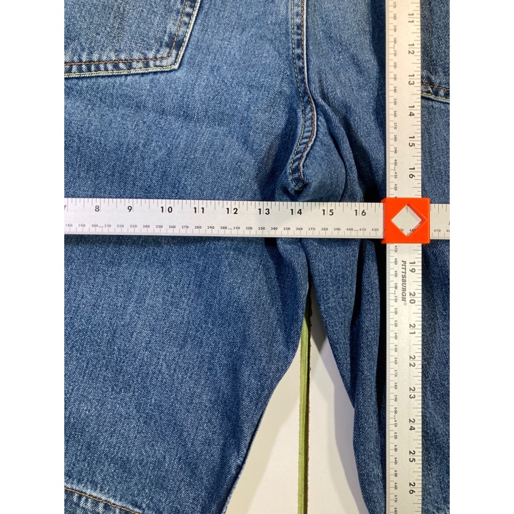 Tommy Hilfiger Vintage Carpenter Shorts Mens 40 Baggy Streetwear Y2K Denim Jean - Picture 5 of 15